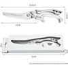 Multi-Functional Kitchen Scissors for Chicken, Fish, and BBQ with Rebound Action