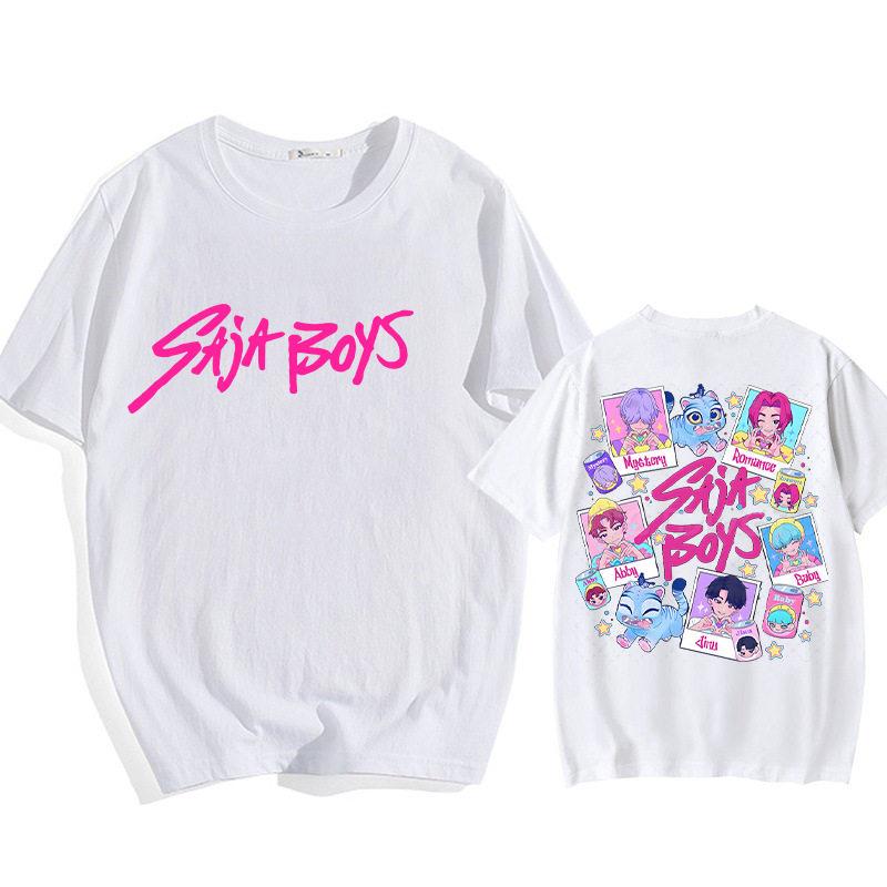 

2026 summer new Hunting Witch Girls Unisexs and Womens ShortSleeved TShirts European Size Doublesided Printed Adult Blouse S