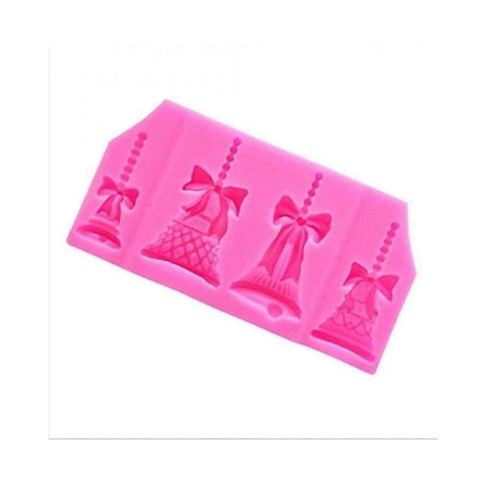 Christmas bell Silicone cake mould Bell Christmas silicone mould Chocolate mould