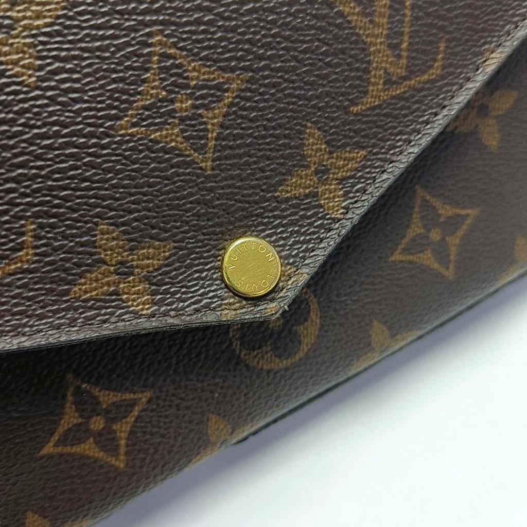 [Pre-Owned] Felicie Pochette Classic Monogram Coated Canvas And Leather Three-In-One Chain Bag - Good #F0Q87B