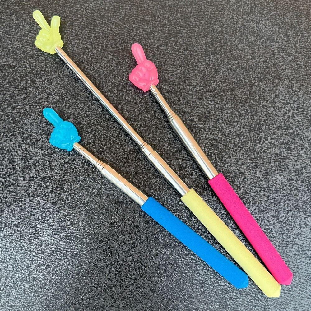 Stainless Steel Finger Reading Sticks Finger Design Whiteboard Hand Pointer  Teaching Tools