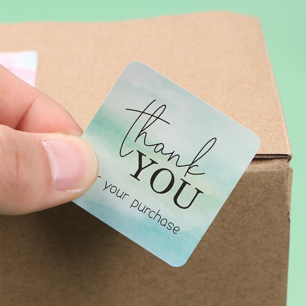 Package Decoration Sealing Labels For Supporting My Small Business Gorgeous Thank You Stickers