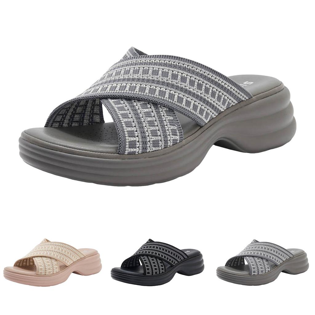 Fashionable And Versatile Slippers Sandal For Womens Woven Thick Soled Shoes Women'S Sandals Sandalias De Mujer Verano 2026