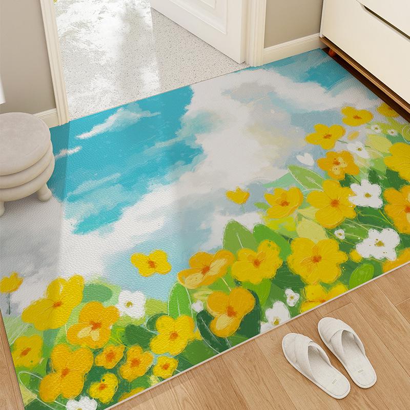 Dirt-resistant PVC Door Mats - Easy To Clean with One Wipe; Can Be Trimmed To Fit Entrances.
