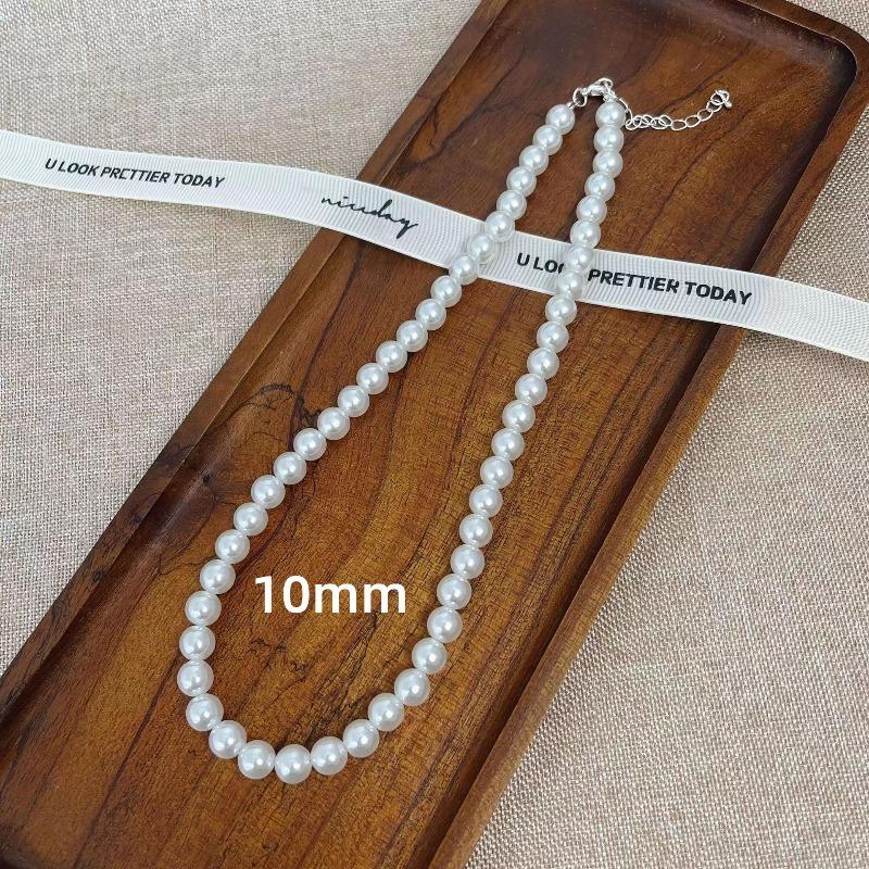 Luxury-like Imitation Pearl Necklace for Women, A High-end and Fashionable Collar Chain Neckpiece.