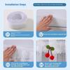 Lace Embroidery Flower Curtain Windproof Dust-Proof Hanging Cover Anti-Direct Blowing Air Conditioning Curtain Bedroom Decor
