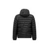Emporio Armani EA7 FW23 Solid Color Letter Logo Printed Hooded Zipper Long Sleeve Down Jacket Men Outerwear Black 6RPB16-PN5ZZ-1200