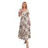Anaya With Love Womens/Ladies Floral Puff Sleeve Maxi Dress