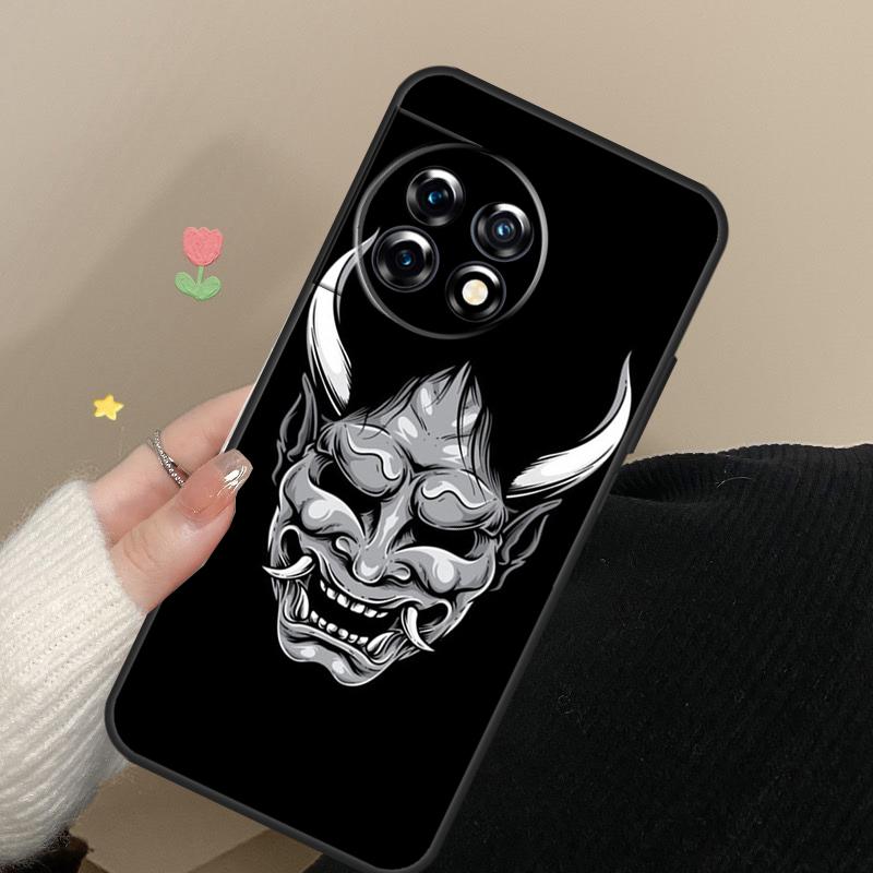 Hannya Demon Oni Cover For OnePlus Nord CE 4 2 3 Lite N20 N30 9 10 Pro 8T 9RT 10T 10R 12R 13R 11 12 13 Case