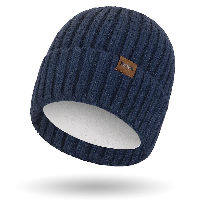 

FEWK Зимний очень длинный шарф и шапка - Унисекс Флисовая подкладка Защита от холода Теплая вязка One Size