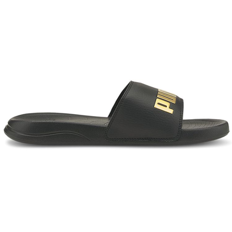 Puma Popcat 20 Slide Black Gold Unisex Sneakers Team-Gold 372279-20