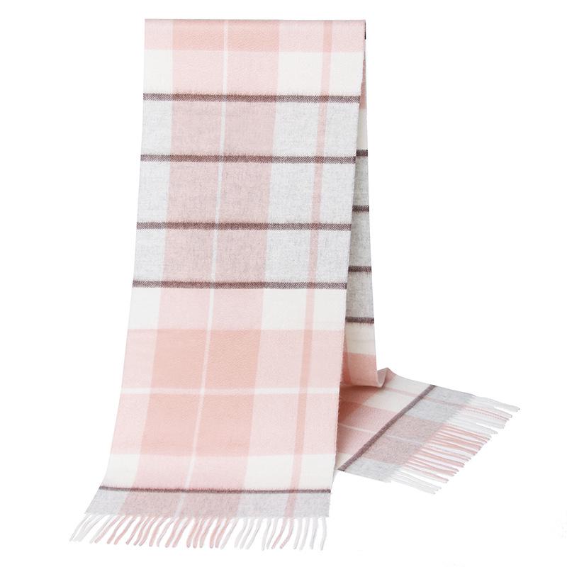 2025 British Plaid Wool Scarf for Men & Women - Warm, Autumn/Winter Style
