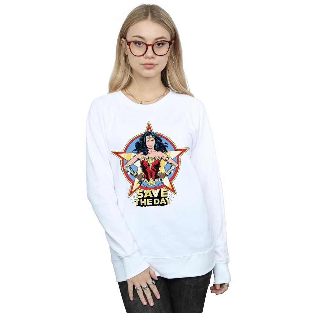DC Comics Womens/Ladies Wonder Woman 84 Star Design Sweatshirt