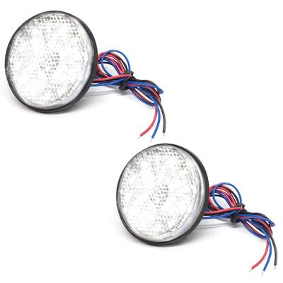 Motorrad LED Reflektor Auto 24 Reihen Seitenmarkierungsleuchte Blinker Zusätzliche Bremse