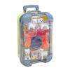 Dollhouse Mini Suitcase Trolley Luggage Handbag Model Candy Box Toy Stand Pretend Play Toy Suitcase Toys for Doll House Decor Pet Grooming Dressing