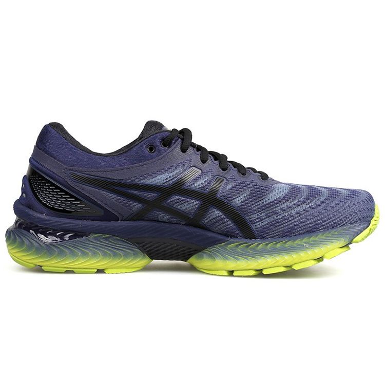 Asics Gel-Nimbus 22 Durable Low-Top Running Shoes Men Sneakers Dark-Blue Black 1011B087-400