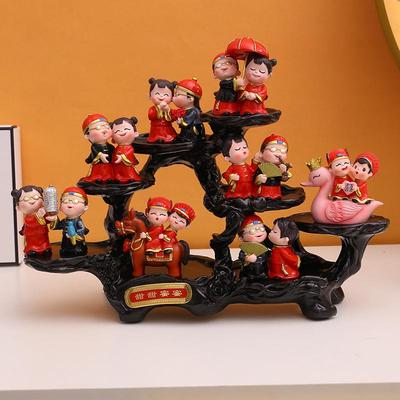 Handgefertigte Harz-Handwerkskunst im chinesischen Stil: Hochzeitsgeschenke & Retro-Schreibtischdekorationen für beste Freunde