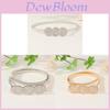 Fashion Metal Spring Belt For Women With Double Ring Chain For Dresses And Shirts
