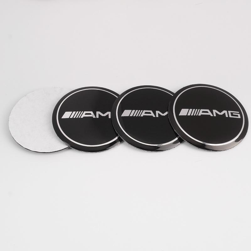 RPO5   4pcs 56MM Car For Mercedes Benz A C E S W177 W176 X166 X167 C257 C218 X253C118 C117 H247 Wheel Center Hub Cap Badge Logo Sticker