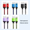 3A Super Fast Charging Braided Multi-Port Data Cable for Type-C, Android, and Apple Devices