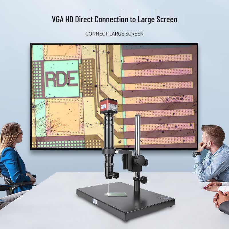 AOSVI Coaxial Industrial Video Microscope with 21.5-inch Display