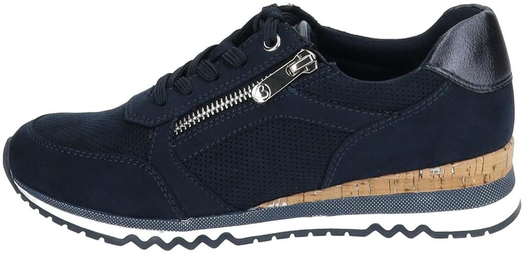 Sneakers Marco Tozzi Synthetic Textile Sneaker Blue Navy