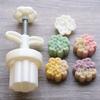 Hand-Pressure Moon Cake Mold Osmanthus Flower Cookie Stamps Moon Cake Makers Mid-Autumn Festival DIY Pastry Tool