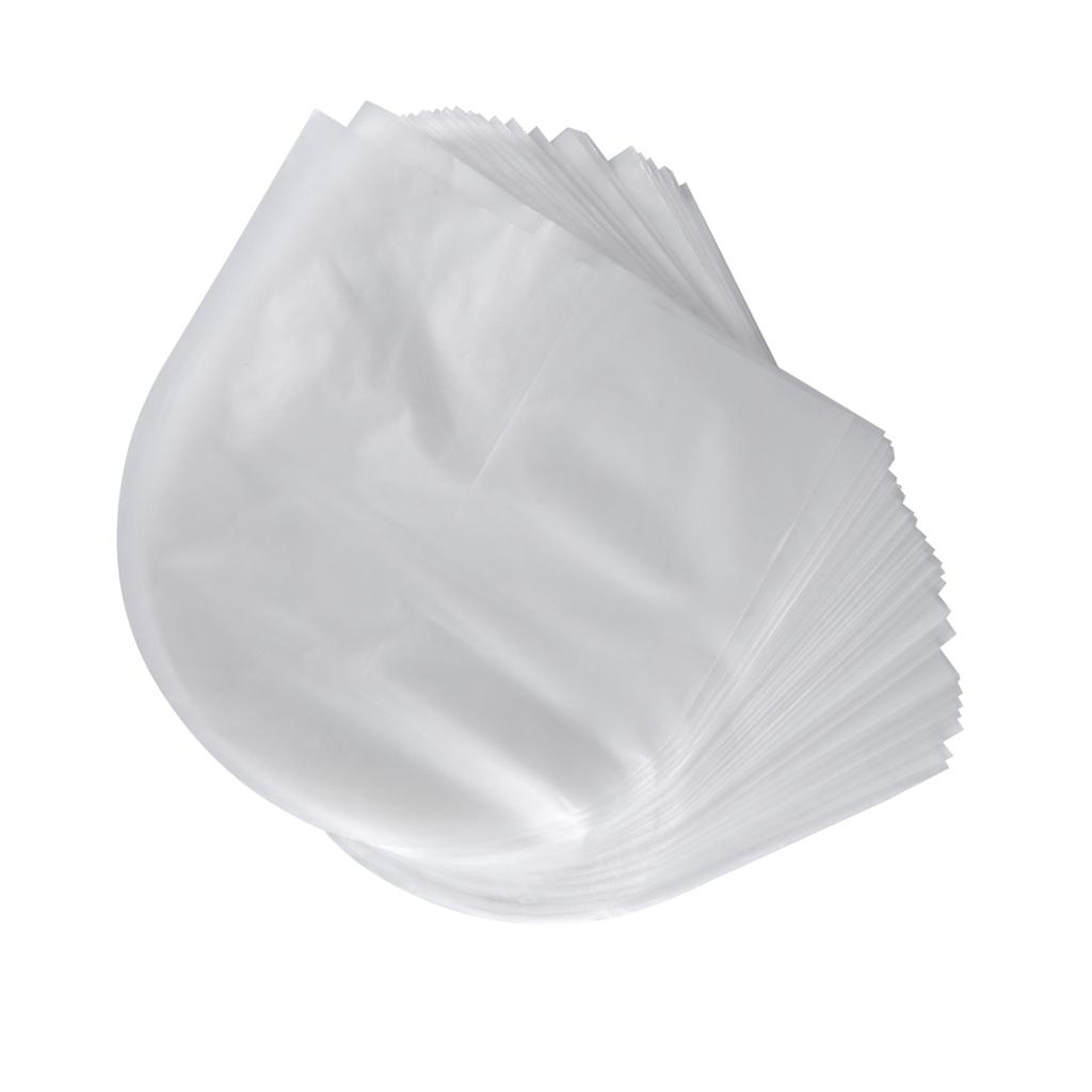 50Pcs 12in PE Anti Static Vinyl Record Protective Bag for Lp LD Anti Scratch Wear Resistant