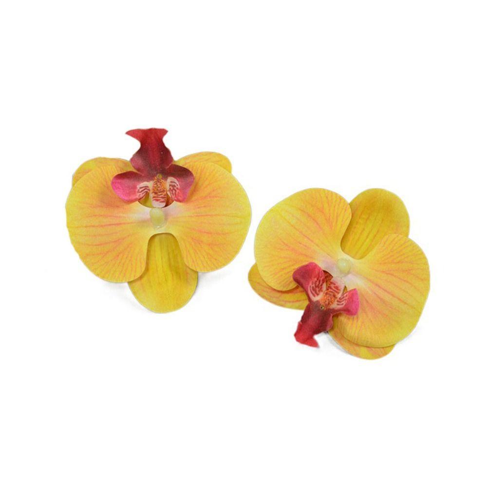 

2pcs Scrapbooking Butterfly Orchid Artificial Flower Christmas Decorative Style B3