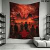 Stranger Things Wall Hanging Printed Fabric Blanket Decorative Tapestries for Bedroom Living Room Home Decor