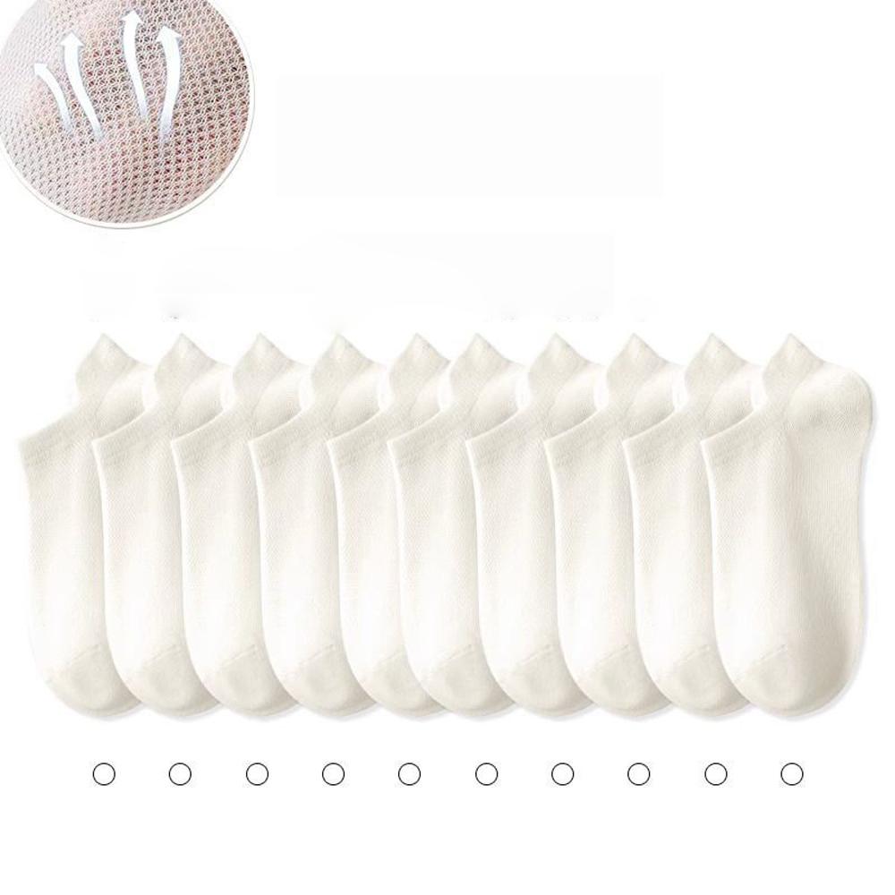 

10 пар Y2K Каваї Сітчасті шкарпетки до щиколотки для жінок Цукерковий колір Хараджуку Лоліта Смішні шкарпетки Дихаючі Нековзні короткі шкарпетки Набір One Size