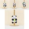 Cute Leaf Panda Plush Toy Keychain In Soft Short Fur For Kids And Collectors
