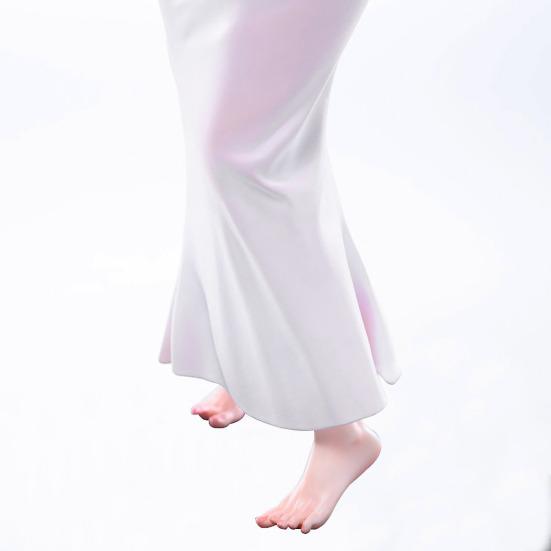 Figurine Dame Fantôme PVC Déguisement Fantôme Fille Anime Figurine Statue Halloween Effrayant Cosplay Fille Fantôme Décoration Ornement de Bureau Maison