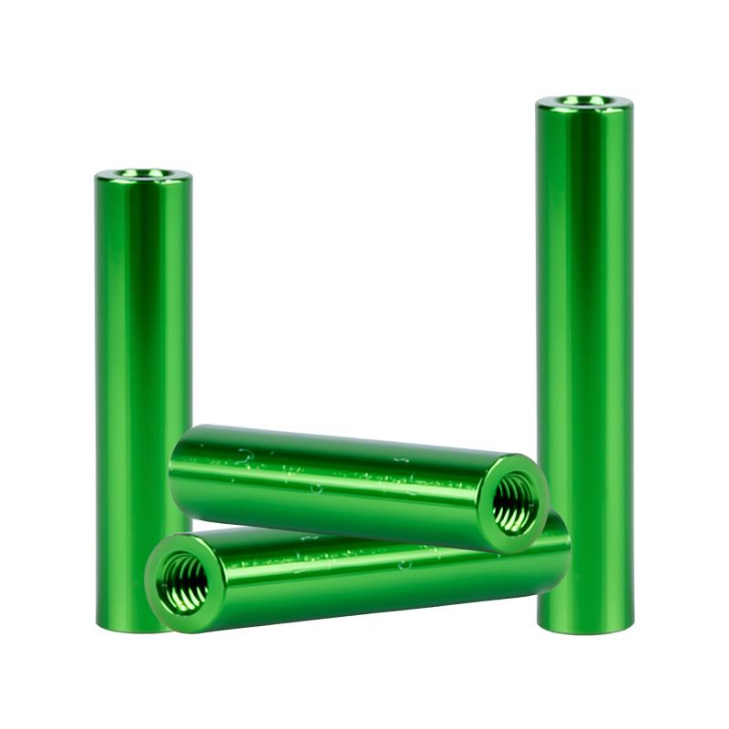 Aluminum Alloy M3 Green Round Pillar for Experimental Equipment Support and Positioning