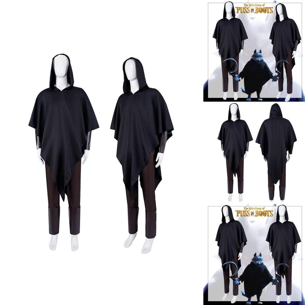 Wysokiej jakości kostium Cosplay Kota w Butach Wilk Śmierci Dla Mężczyzn