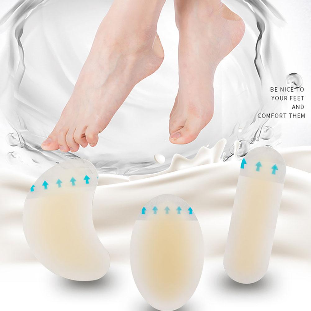 20PCS Soft Gel High Heel Foot Patches Adhesive Heel Blister Bandage Hydrocolloid Shoes Stickers Pain Relief Plaster Foot Care