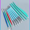 Silicone Double-Ended Dotting and Pressing Pen for Polymer Clay Sculpting