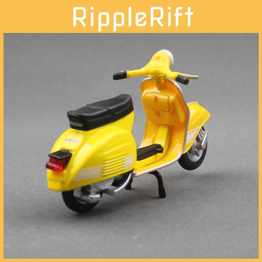 Simulation Vespa Alloy Electric Scooter Model Toy For Collect And Display
