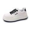 Scarpe bianche basse primavera 2025 nuova versione coreana ins studentesse aumento altezza piattaforma scarpe sportive da ginnastica scarpe casual HY8001