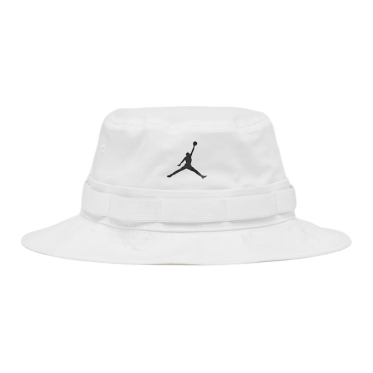 Jordan Brand Logo Fisherman Hat Unisex hats White HM5753-100
