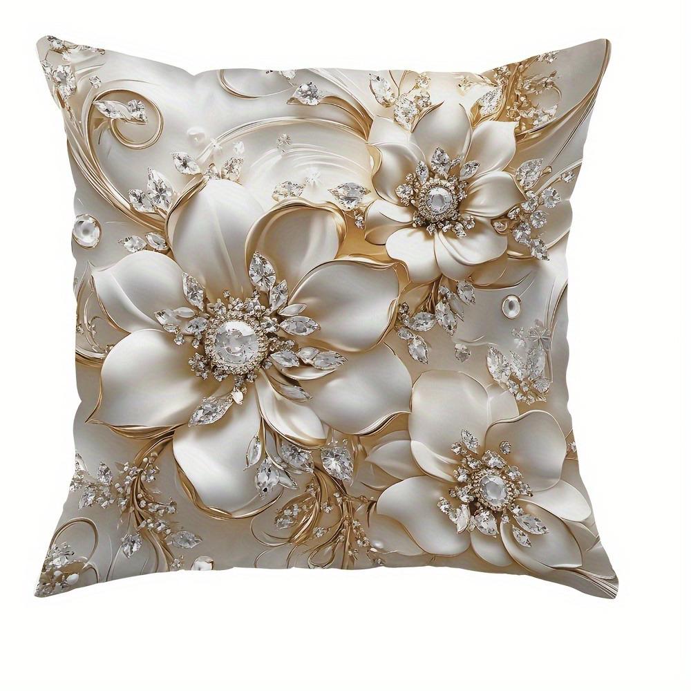 Opulent Baroque - Inspired Pillowcasesliving Room Sofa Cushion Cover, Soft And Comfortable, Bedroom Room Decoration