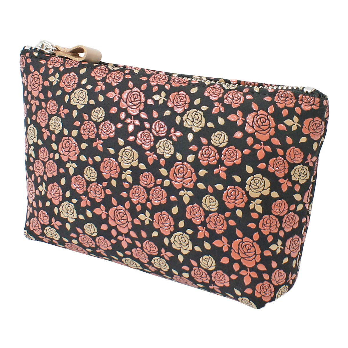 

Indenya Inden Rose Маленький черный с бело-розовым 8408 Мешочек, Оленья кожа, Кагува, Узор, Лак,