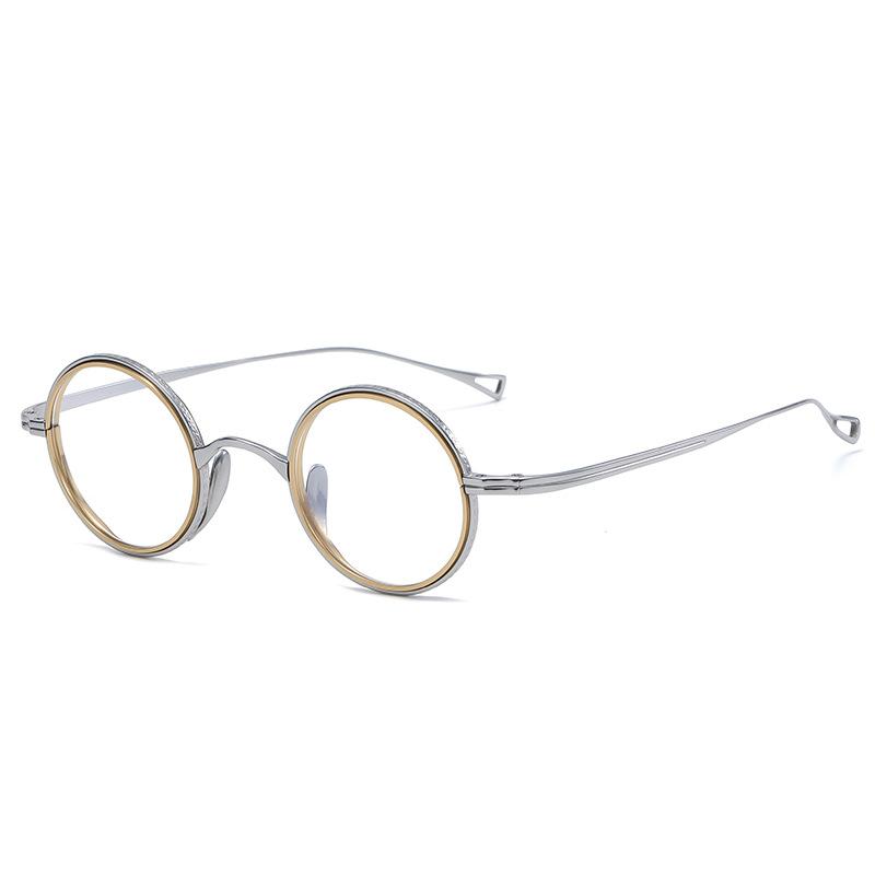 Fashion Men's Eyeglasses Frames Pure Titanium Glasses Frame for Men Women Optical Prescription Myopia Eye Glasses