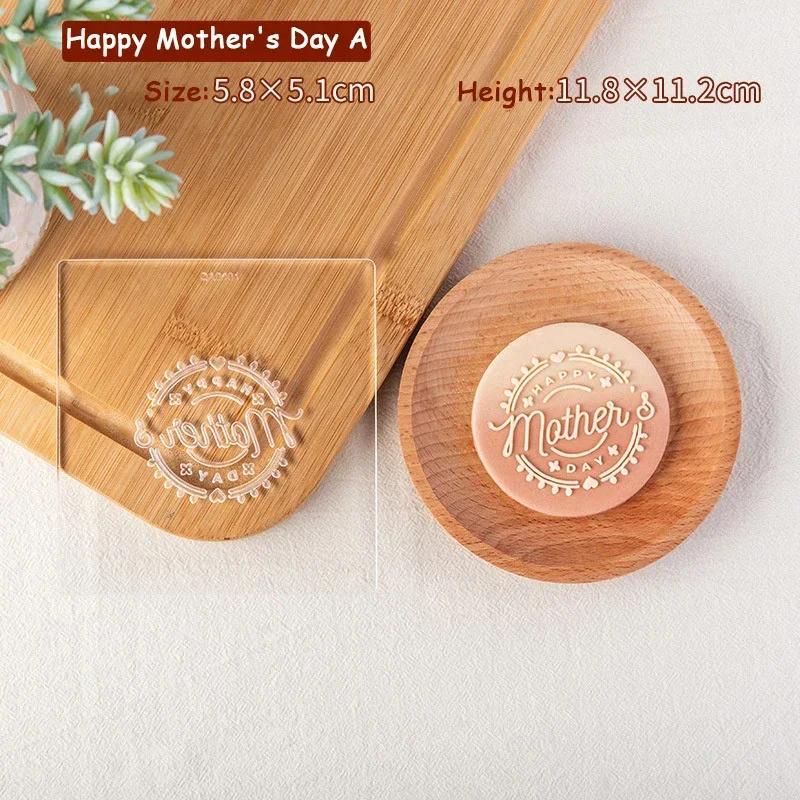 

NEW Happy Mother Day Thank You Letter BEST MOM Embossed Cutter Mold 3D Cake/Cookie Mould Stamp Fondant Cake Decorating Tools