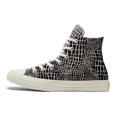 Chuck Taylor All Star Comfortable and Lightweight Non-Slip High Top Espadrilles Women's Off-White Black
