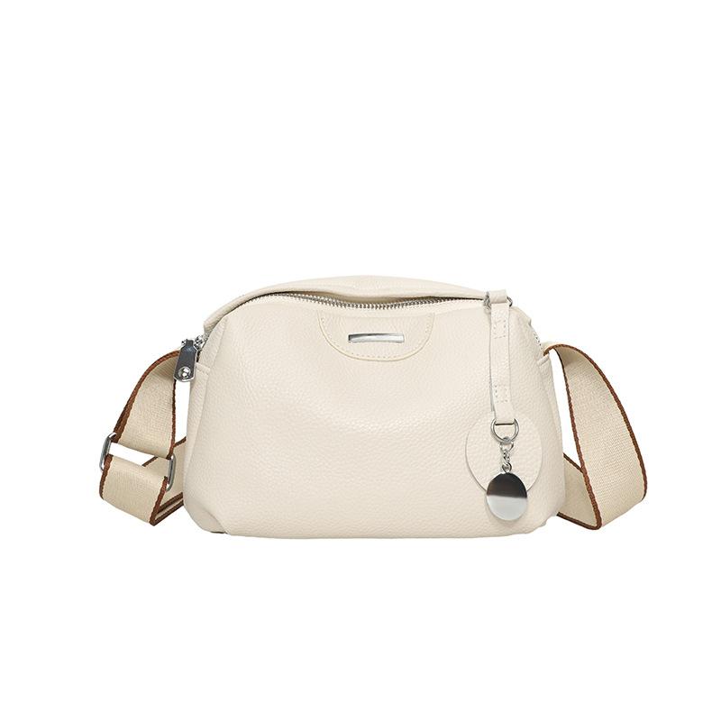 

Real cowhide women s bag new trendy fashion large capacity shoulder messenger bag first layer cowhide белый