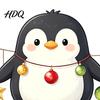 Festive Party Decorations Christmas Cute Penguin Wall Sticker Merry Cartoon Animal Art Decal Holiday Window Glass Stickers Removable Peel And Stick