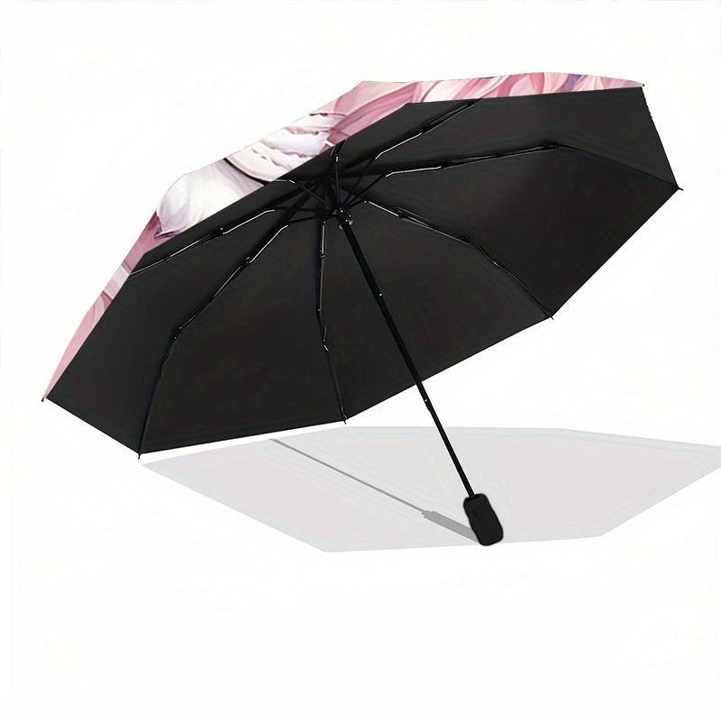 1pc Pink Lion Automatic Opening and Closing Umbrella - Suitable for Various Occasions, Outdoor Activities, Lightweight and Durable Automatic