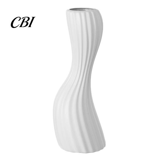 Unique Relief Pattern Vase Minimalist Twisted Vase, Modern Ribbed Flower Decorative Container, Creative Farmhouse Interior Decor Floral Arrangement