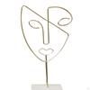 Jewelry Display Rack Face Outline Sculpture Nordic for Shop Ornament Desktop